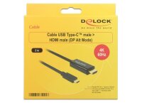 P-85291 | Delock 85291 - 2 m - USB Typ-C - HDMI -...