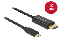 P-85257 | Delock 85257 - 3 m - USB Typ-C - DisplayPort - Männlich - Männlich - Gold | 85257 | Zubehör