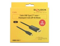 P-85256 | Delock Kabel 4k 60Hz USB Type-C - DisplayPort 2 m - Kabel - Digital/Daten | Herst. Nr. 85256 | Kabel / Adapter | EAN: 4043619852567 |Gratisversand | Versandkostenfrei in Österrreich
