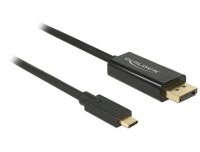 P-85255 | Delock 85255 - 1 m - USB Typ-C - DisplayPort - Männlich - Männlich - Gold | 85255 | Zubehör