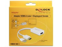 P-62496 | Delock 62496 - 0,245 m - DisplayPort - HDMI + USB - Männlich - Weiblich - Gold | Herst. Nr. 62496 | Kabel / Adapter | EAN: 4043619624966 |Gratisversand | Versandkostenfrei in Österrreich