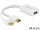 P-62496 | Delock 62496 - 0,245 m - DisplayPort - HDMI + USB - Männlich - Weiblich - Gold | 62496 | Zubehör