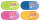 P-59816-00000-00 | Tesa 59816 - Blau - Grün - Orange - Pink - 6 m - 5 mm - Box - 16 Stück(e) | 59816-00000-00 | Büroartikel