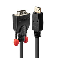 P-41940 | Lindy 41940 DisplayPort VGA Schwarz Kabelschnittstellen-/adapter | 41940 | Zubehör