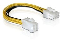 P-82405 | Delock Adapter für Power Connector - 4 PIN ATX12V (M) - 8-poliges Stromkabel (EPS12V) (W) - 15 cm | 82405 | Zubehör
