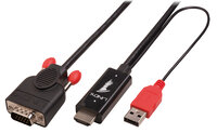 P-41456 | Lindy HDMI to VGA Adapter cable - Videokonverter - HDMI | 41456 | Zubehör