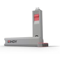 P-40425 | Lindy USB-C port blocker - Rot | Herst. Nr....