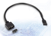 P-88885550 | Inter-Tech Adapter 1x 3pin 5V RGB -> VDG-Anschluss 20cm retail | 88885550 | Zubehör