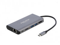 P-87683 | Delock 87683 - Kabelgebunden - USB 3.2 Gen 1 (3.1 Gen 1) Type-C - 10,100,1000 Mbit/s - Grau - SD - SDHC - SDXC - 4K Ultra HD | 87683 | Zubehör
