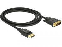 P-85313 | Delock 85313 - 2 m - DisplayPort - DVI-D - Männlich - Männlich - Gerade | 85313 | Zubehör