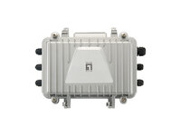 LevelOne PoE Extender - Outdoor - Receiver - Over Hybrid Fiber - 4 PoE-Ausgängen - Netzwerkempfänger - 2000 m - 100 Mbit/s - Voll - Halb - 1000 Eintragungen - 14880 pps