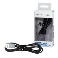 P-CU0132 | LogiLink CU0132 - 1 m - USB A - Micro-USB A -...