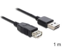 P-83370 | Delock EASY-USB 2.0-A - USB 2.0-A - 1m - 1 m - USB A - USB A - USB 2.0 - Männlich/Weiblich - Schwarz | Herst. Nr. 83370 | Kabel / Adapter | EAN: 4043619833702 |Gratisversand | Versandkostenfrei in Österrreich