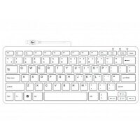 R-Go Compact Tastatur - QWERTY (UK) - wei&szlig; -...