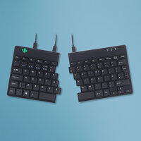 P-RGOSP-UKWIBL | R-Go Split Break Ergonomische Tastatur - QWERTY (UK) - schwarz - kabelgebunden - Mini - Verkabelt - USB - QWERTY - Schwarz | RGOSP-UKWIBL | PC Komponenten