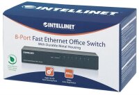 IC Intracom 8-Port Fast Ethernet Office Switch - Metall -...