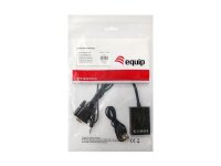 P-119038 | Equip HD15 VGA auf HDMI Adapter mit Audio - 0,2 m - VGA (D-Sub) + 3.5mm - DVI-D + USB - Männlich - Männlich/Weiblich - Gerade | Herst. Nr. 119038 | Kabel / Adapter | EAN: 4015867222430 |Gratisversand | Versandkostenfrei in Österrreich