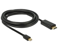 Delock Videokabel - DisplayPort / HDMI - HDMI (M) bis Mini DisplayPort (M)