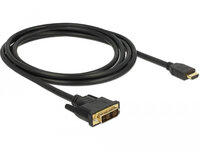 Delock 85584 - 2 m - HDMI Typ A (Standard) - DVI-D - Männlich - Männlich - Gerade