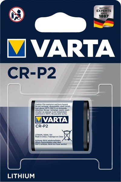 Varta CR-P2 - Einwegbatterie - 6V - Lithium - 6 V - 1 Stück(e) - 1600 mAh
