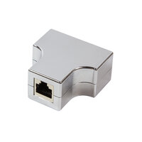 LogiLink MP0037 - RJ-45 - 2 x RJ-45 - Silber