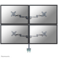 Neomounts by Newstar Monitor-Tischhalterung - Klemme - 6 kg - 25,4 cm (10 Zoll) - 68,6 cm (27 Zoll) - 100 x 100 mm - Silber