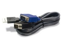 P-TK-CU06 | TRENDnet 1.8m USB/VGA - 1,8 m - Schwarz - USB...