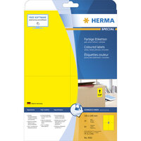 HERMA 4561 - Gelb - Rechteck - A4 - Universal - Matte -...