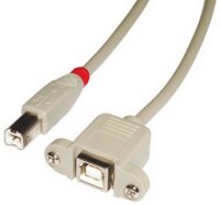 Lindy USB-Verlängerungskabel - USB Typ B, 4-polig (M) - USB Typ B, 4-polig (W)