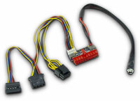 Inter-Tech 88882193 - ATX (20-pin) - SATA 15-pin + Molex...