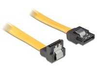 Delock Serial ATA / SAS-Kabel - Serial ATA 150/300 - Serial ATA, 7-polig - Serial ATA, 7-polig - 50 cm - 90-Grad-Anschluss, verriegelt