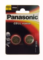 Panasonic CR2032 - Einwegbatterie - Lithium - 3 V - 220 mAh - Edelstahl - 2,9 g