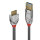 P-36657 | Lindy 36657 USB Kabel 1 m USB A Micro-USB B Männlich Grau | 36657 | Zubehör