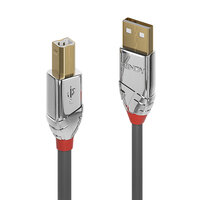 P-36644 | Lindy 36644 USB Kabel 5 m USB A USB B Männlich Weiblich Grau | 36644 | Zubehör