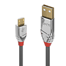 P-36654 | Lindy 36654 USB Kabel 5 m USB A Micro-USB B Männlich Grau | Herst. Nr. 36654 | Kabel / Adapter | EAN: 4002888366540 |Gratisversand | Versandkostenfrei in Österrreich
