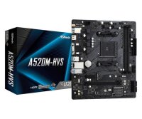ASRock A520M-HVS - AMD - Socket AM4 - AMD Ryzen 3 3rd Gen...