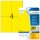 P-8032 | HERMA Signal-Schilder strapazierfähig A4 105x148 mm gelb stark haftend Folie matt wetterfest 100 St. - Gelb - Selbstklebendes Druckeretikett - A4 - Laser - Dauerhaft - Matte | 8032 | Papier, Folien, Etiketten |