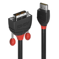 P-36275 | Lindy 36275 HDMI DVI-D Schwarz - Rot Kabelschnittstellen-/adapter | 36275 | Zubehör