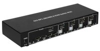 P-IDATA-DP-KVM4 | Techly KVM-Switch DisplayPort 1.2, 4-Port, mit Hub und Audio | Herst. Nr. IDATA-DP-KVM4 | Umschalter | EAN: 8051128101935 |Gratisversand | Versandkostenfrei in Österrreich