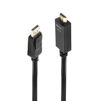 P-36923 | Lindy 36923 Displayport HDMI Schwarz Kabelschnittstellen-/adapter | 36923 | Zubehör