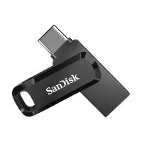 SanDisk Ultra Dual Drive Go - 32 GB - USB Type-A / USB Type-C - 3.2 Gen 1 (3.1 Gen 1) - 150 MB/s - Drehring - Schwarz