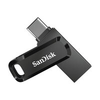 P-SDDDC3-064G-G46 | SanDisk Ultra Dual Drive Go - 64 GB - USB Type-A / USB Type-C - 3.2 Gen 1 (3.1 Gen 1) - 150 MB/s - Drehring - Schwarz | SDDDC3-064G-G46 | Verbrauchsmaterial