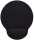 P-434362 | IC Intracom Mauspad mit Handgelenkauflage - Weiches Gelmaterial schont das Handgelenk - schwarzer Textilbezug - Schwarz - Einfarbig - Handgelenkauflage - Anti-Rutsch-Basis - Gaming-Mauspad | 434362 | PC Komponenten