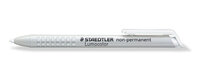 P-768N-0 | STAEDTLER Lumocolor 768 - Weiß - Rundspitze - Weiß - Medium - 3 mm - Glas - Hartholz - Leder - Metall - Papier - Kunststoff - Stein | 768N-0 | Büroartikel
