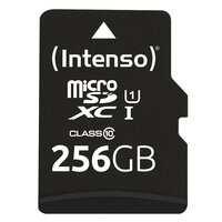 P-3423492 | Intenso microSD Karte UHS-I Premium - 256 GB - MicroSD - Klasse 10 - UHS-I - 90 MB/s - Class 1 (U1) | 3423492 | Verbrauchsmaterial
