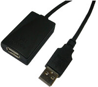 P-UA0001A | LogiLink USB 2.0 Repeater Cable - 5.0m - USB 1 F - USB A (F) - 5 m | UA0001A | Zubehör