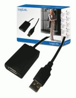 P-UA0001A | LogiLink USB 2.0 Repeater Cable - 5.0m - 5 m...