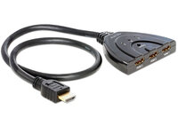 P-87619 | Delock 87619 - HDMI - Schwarz - 1024 x 768 (XGA) - 1600 x 1200 (UXGA) - 1920 x 1080 (HD 1080) - 640 x 480 (VGA) - 800 x 600 (SVGA) - 0,6 m | 87619 | Zubehör