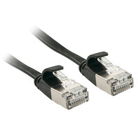 Lindy 47480 0.3m Cat6a U/FTP (STP) Schwarz Netzwerkkabel