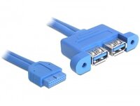 Delock Kabel USB 3.0 Pin Header Buchse > 2 x USB 3.0-A...